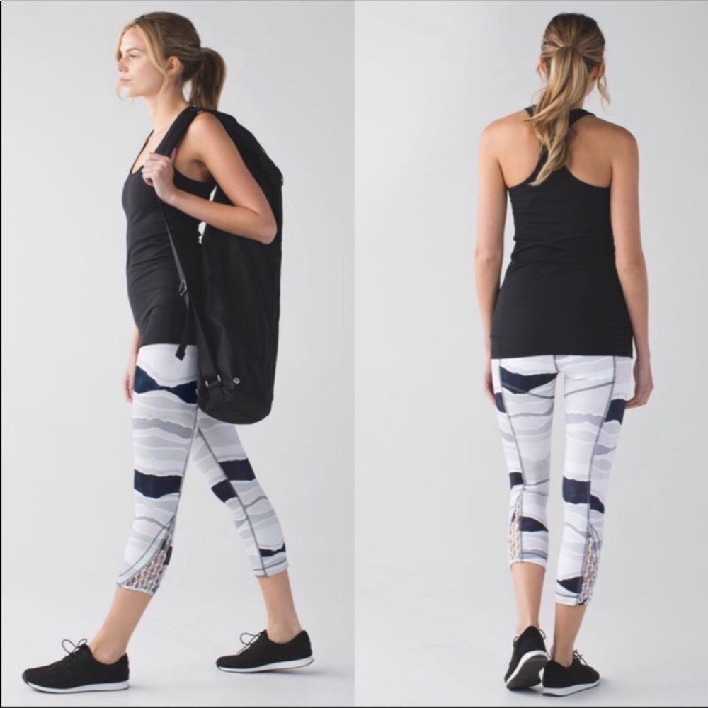 Lululemon True Self Crop Bleacher Stripe 8 - image 1